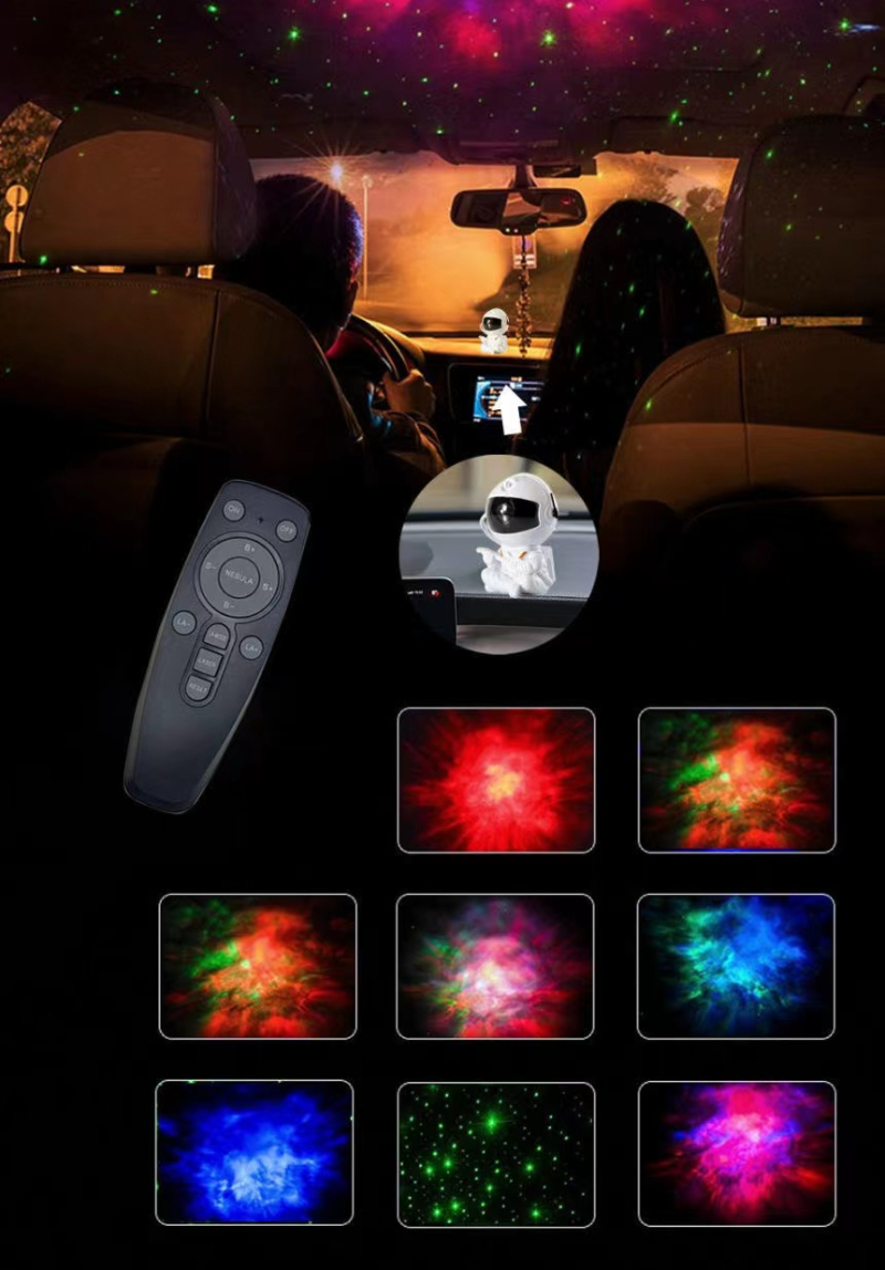 2022 Astronaut Star Projector Starry Sky Projector Galaxy Lamp Night Light For Decoration Bedroom Home Decorative Children Gifts