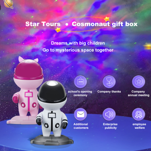 2022 Astronaut Star Projector Starry Sky Projector Galaxy Lamp Night Light For Decoration Bedroom Home Decorative Children Gifts